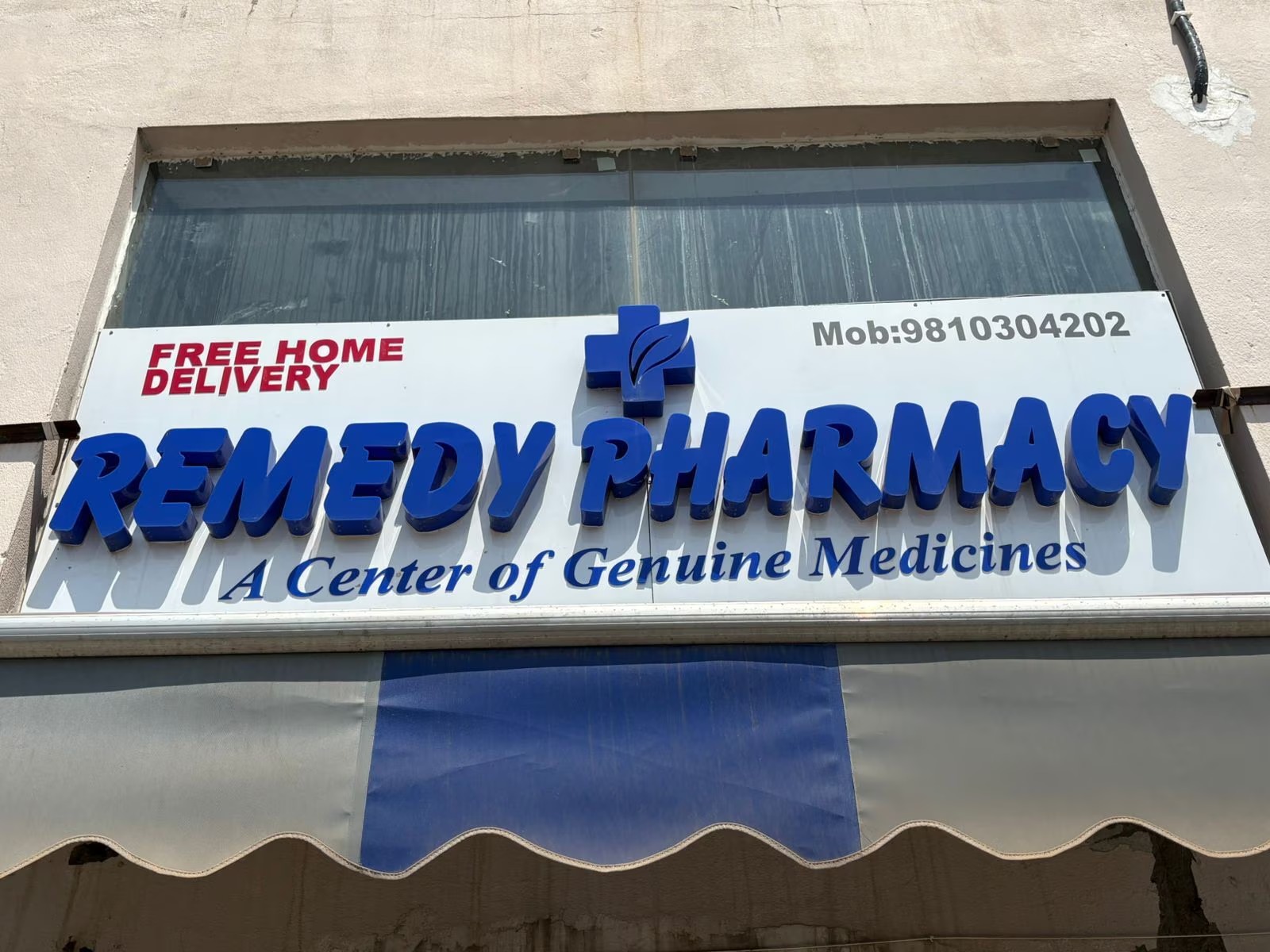 Remedy Pharmacy storefront in Sector 92 Gurugram